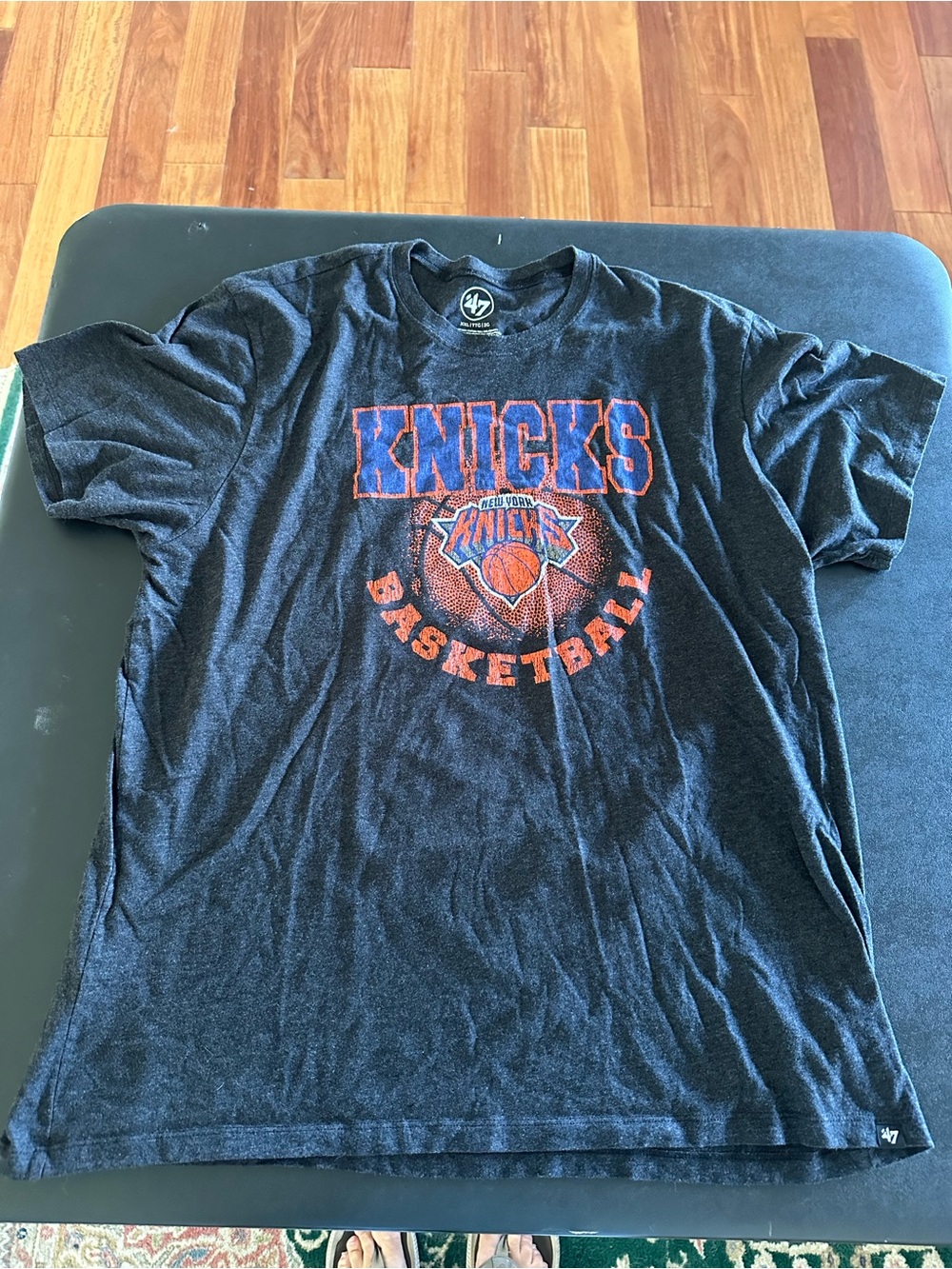 47 New York Knicks Black Basketball T-Shirt Men’s 2XL